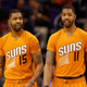 Marcus Morris and Markieff Morris of the Phoenix Suns during the second half of the NBA game against the Chicago Bulls at U.S. Airways Center Jan. 30, 2015, in Phoenix
Christian Petersen/Getty Images
